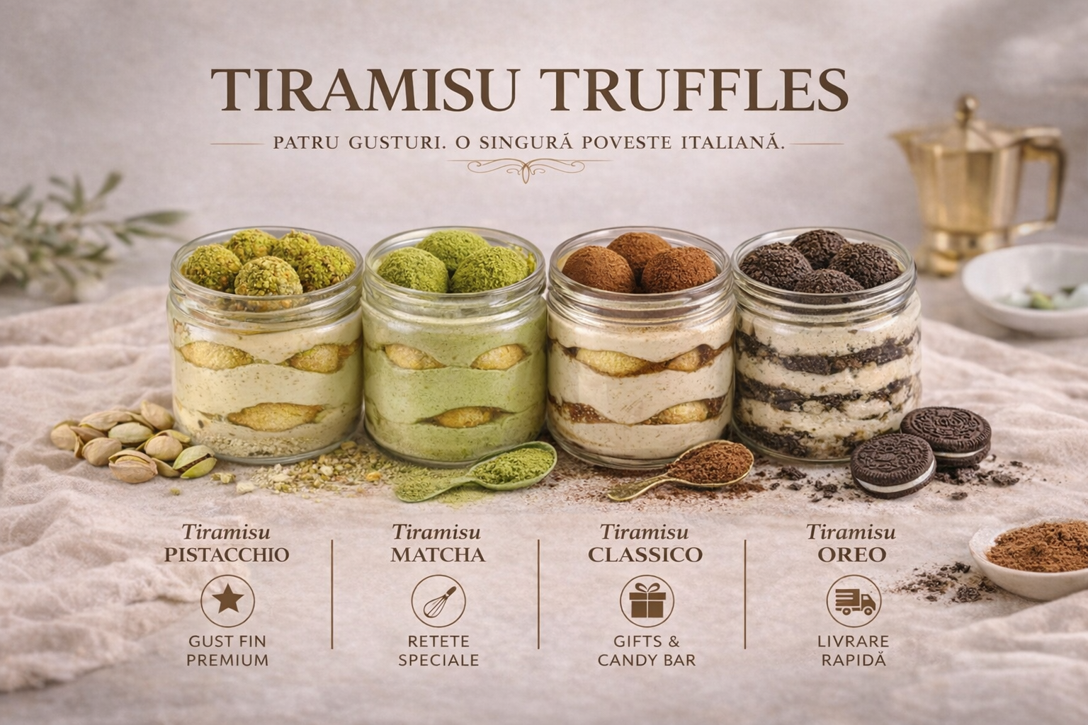 Tiramisu Truffles DAL1980
